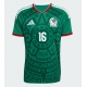 Billige Fotballdrakt Mexico Julian Quinones #16 Replika Hjemmedrakt VM 2026 Kortermet Billige Fotballdrakt Mexico Julian Quinones #16 Replika Hjemmedrakt VM 2026 Kortermet
